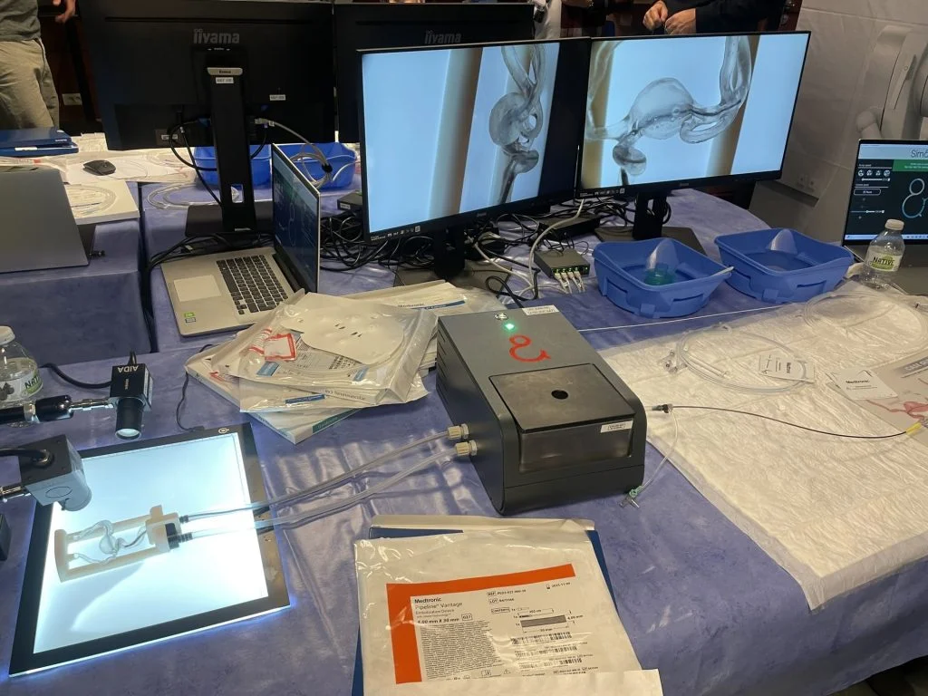 Simulateur chirurgical circulation sanguine anévrisme