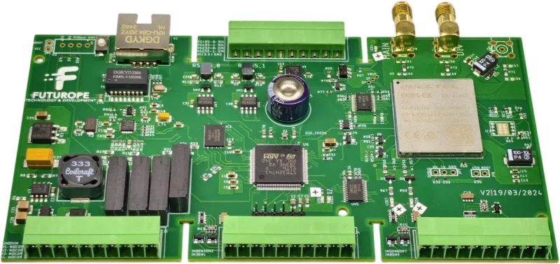 PCB STM32H735 Quectel EG91 LTE-CAT1 Modbus RS232 production série certification
